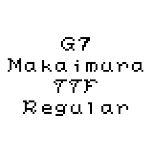 G7 Makaimura TTF Regular