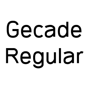 Gecade Regular