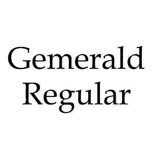 Gemerald Regular