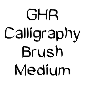 GHR Calligraphy Brush Medium