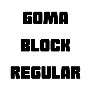 Goma Block Regular