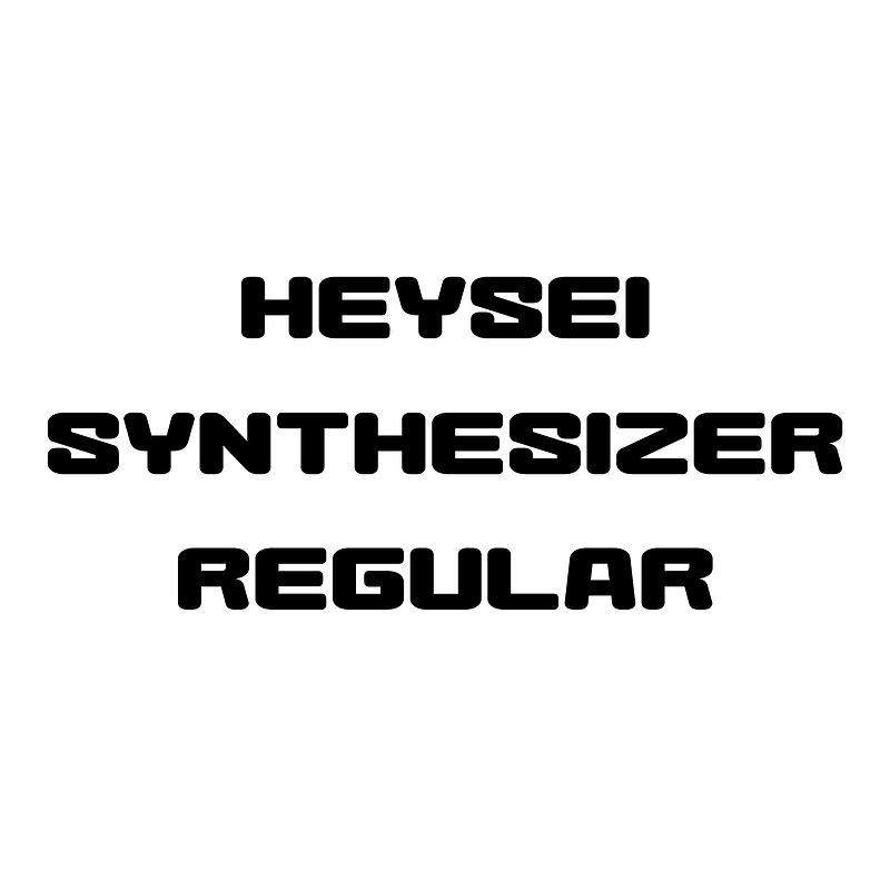 Heysei Synthesizer Regular