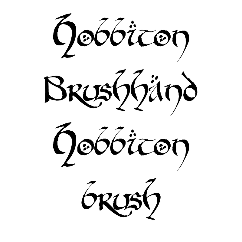 Hobbiton Brushhand Hobbiton brush - Free fonts on creazilla.com