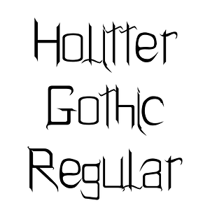 Holitter Gothic Regular