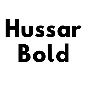 Hussar Bold, Condensed Bold