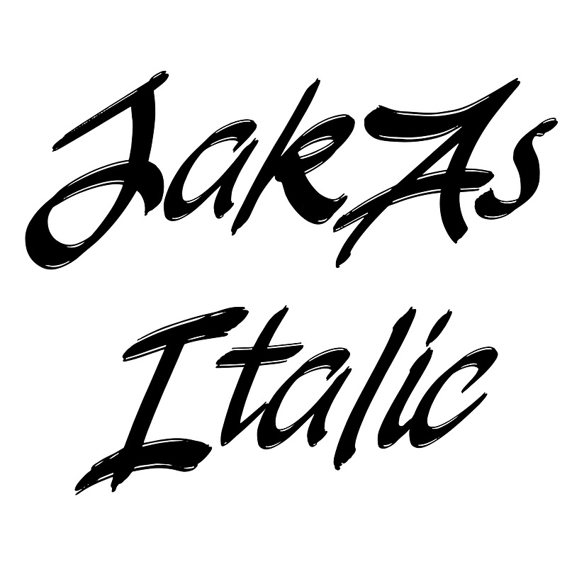 JakAs Italic
