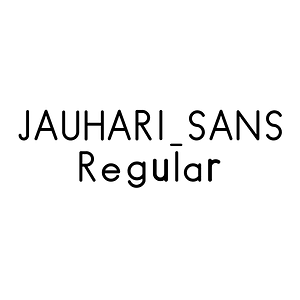 JAUHARI_SANS Regular