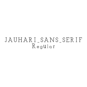 JAUHARI_SANS_SERIF Regular