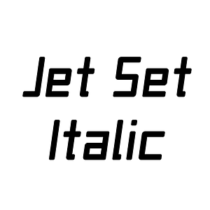 Jet Set Italic