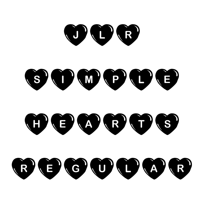JLR Simple Hearts Regular