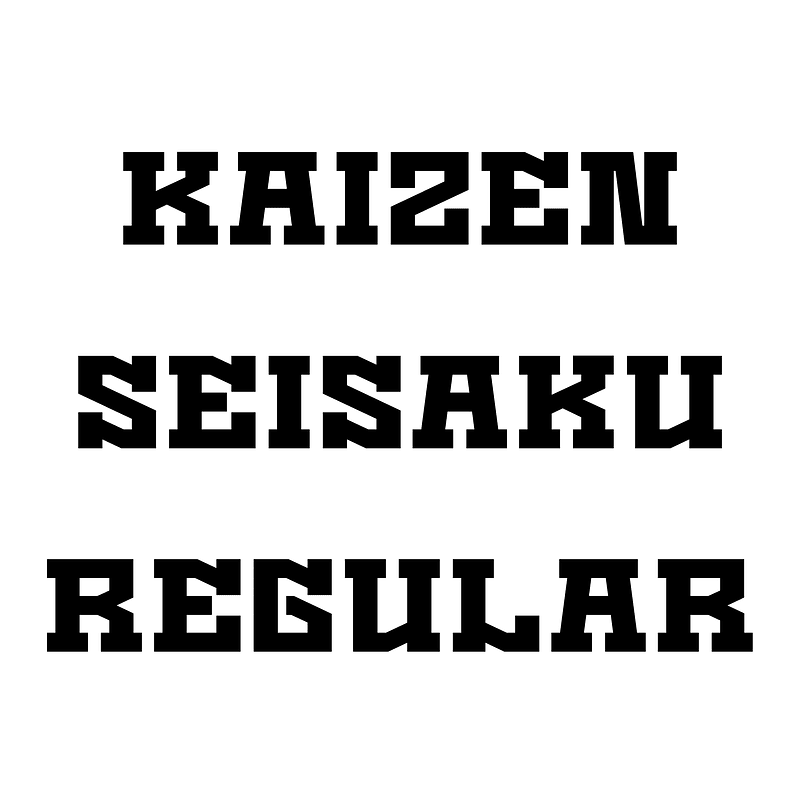 Kaizen Seisaku Regular
