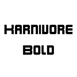 Karnivore Bold