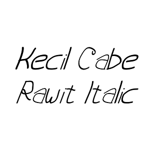 Kecil Cabe Rawit Italic