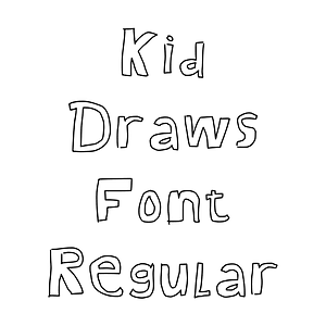 Kid Draws Font Regular