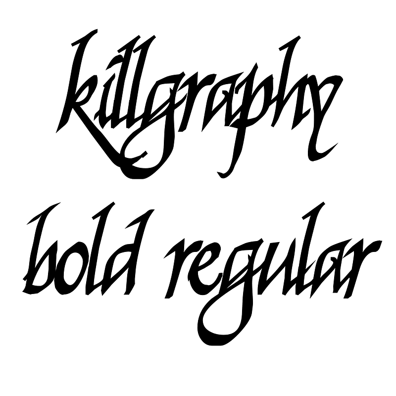 Killgraphy Bold Regular