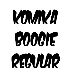 Komika Boogie Regular