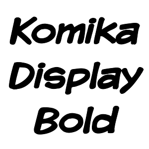 Komika Display Bold