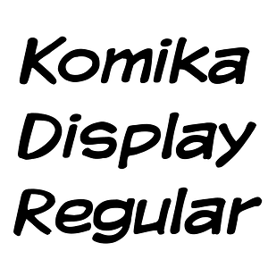 Komika Display Regular