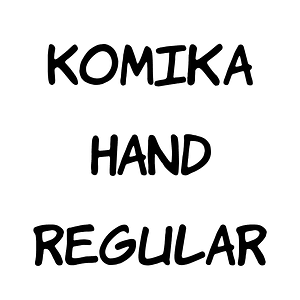 Komika Hand Regular