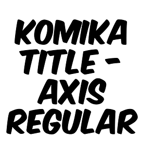 Komika Title - Axis Regular