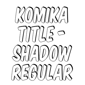 Komika Title - Shadow Regular