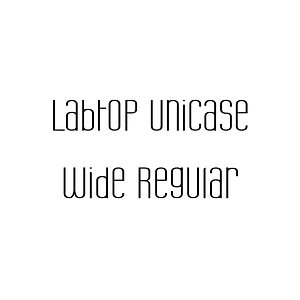 Labtop Unicase Wide Regular