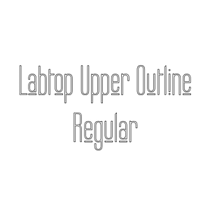Labtop Upper Outline Regular