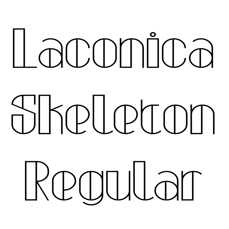 Laconica Skeleton Regular