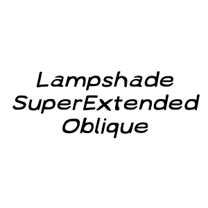 Lampshade SuperExtended Oblique