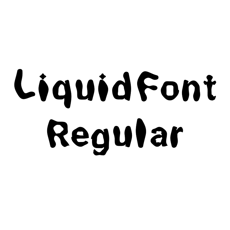 LiquidFont Regular