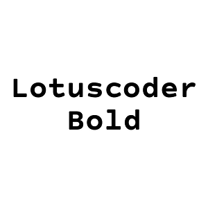 Lotuscoder Bold