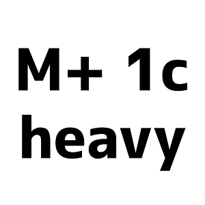 M+ 1c heavy