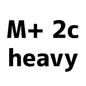 M+ 2c heavy