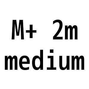 M+ 2m medium