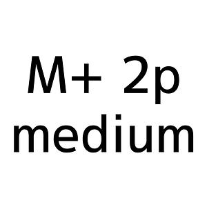 M+ 2p medium