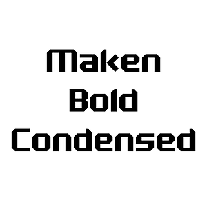 Maken Bold Condensed