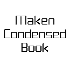 Maken Condensed Book