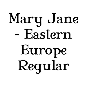 Mary Jane - Eastern Europe Regular