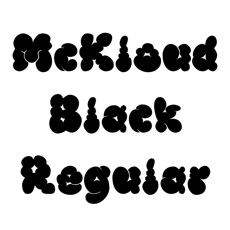 McKloud Black Regular