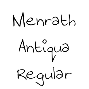 Menrath Antiqua Regular