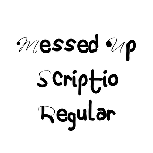 Messed Up Scriptio Regular