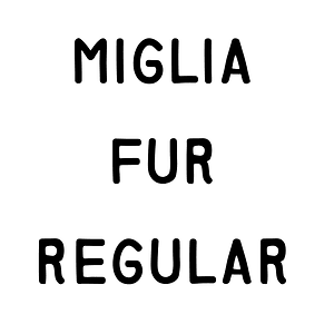 Miglia fur Regular