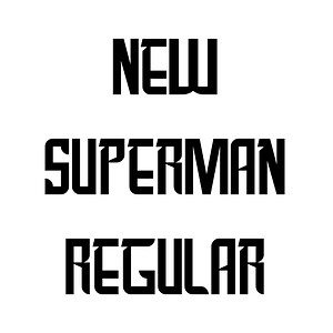 New SuperMan Regular