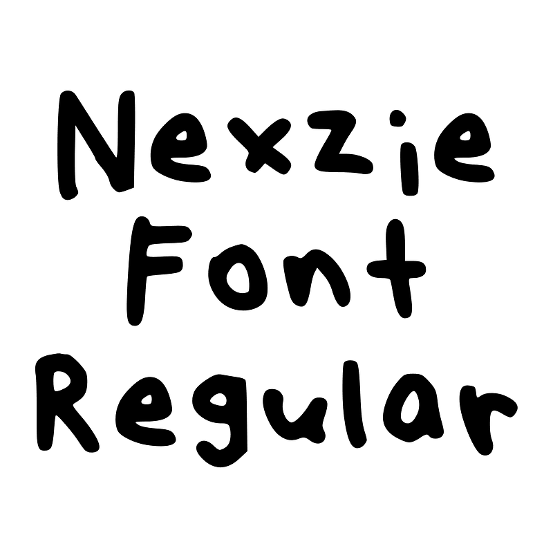 Nexzie Font Regular
