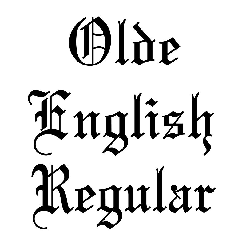 Olde English Regular - Free fonts on creazilla.com