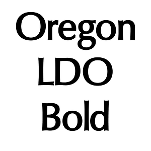 Oregon LDO Bold