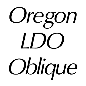 Oregon LDO Oblique