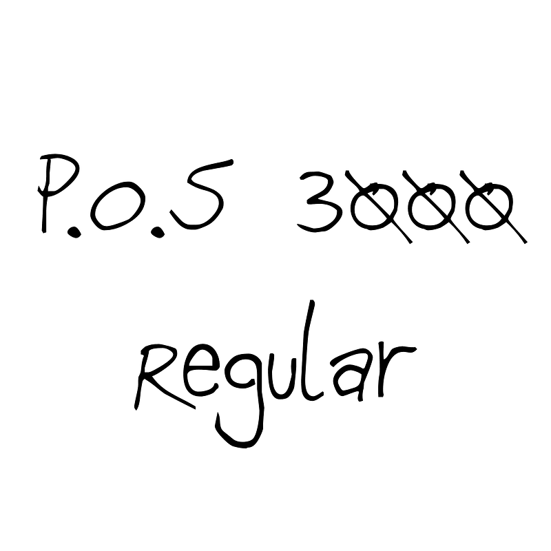 P.O.S 3000 Regular