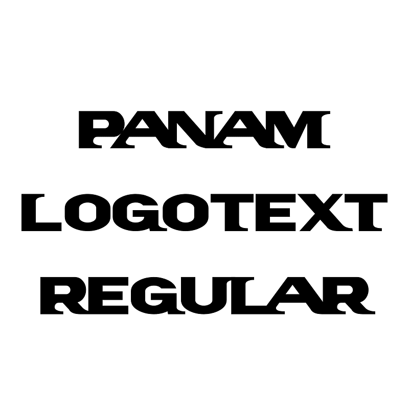PanAm LogoText Regular