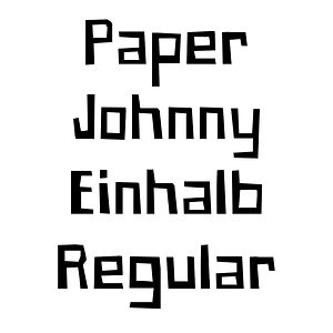 Paper Johnny Einhalb Regular